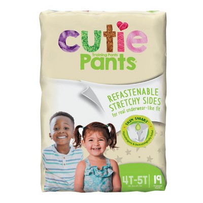 Cutie Pants Toddler Toddler Training Pants Size 4T to 5T 38 lbs. and Up WP9001/1, 76 Ct