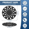 Unique Bargains Silicone Heat-Resistant Non-Slip Round Trivet Placemats 6.7" 2 Pcs - 2 of 4