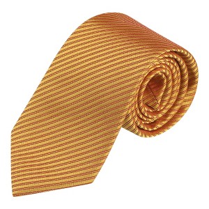 Allegra K Men's Self-tied Textured Wide Necktie - 1 of 4