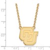 Black Bow Jewelry 14k Yellow Gold Colorado Buffalos NCAA Necklace 18 Inch - 2 of 4
