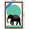 Trends International Ink Elephant Framed Wall Poster Prints - 3 of 4