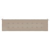 vidaXL Garden Bench Cushion Taupe 78.7"x19.7"x1.2" Oxford Fabric - 4 of 4
