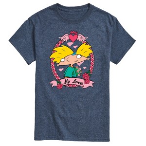 Men's - Hey Arnold! - Valentine's My Love Short Sleeve Graphic T-Shirt - 1 of 4