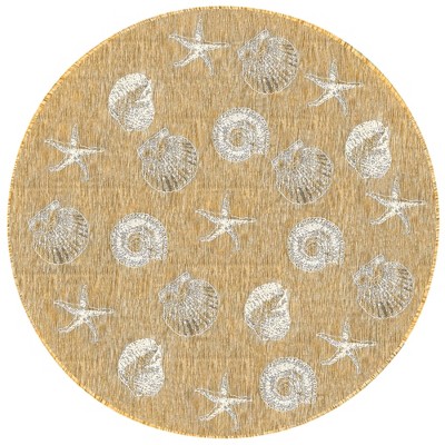 Liora Manne Carmel  Indoor/Outdoor Rug  Sand..