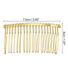 Unique Bargains No Slip Classic Hair Side Combs Accessories Metal 4 Pcs - 2 of 4