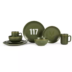 Ukonic HALO Master Chief 117 Stoneware 8-Piece Dinnerware Set | Plates, Bowls, Mugs
