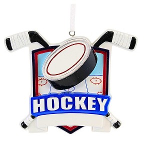 Polarx 3.0 Inch Hockey Shield Christmas Tree Ornament , Christmas Decor Hockey  Puck Ice (1PC) - 1 of 4