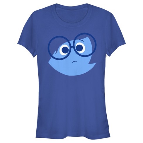  Disney Juniors Inside Out Sadness Graphic T-Shirt : Clothing,  Shoes & Jewelry