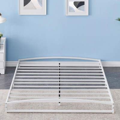 Garvee Metal Bed Frame, Low Profile Platform w/Steel Slats, No Box Spring Needed, Easy Assembly