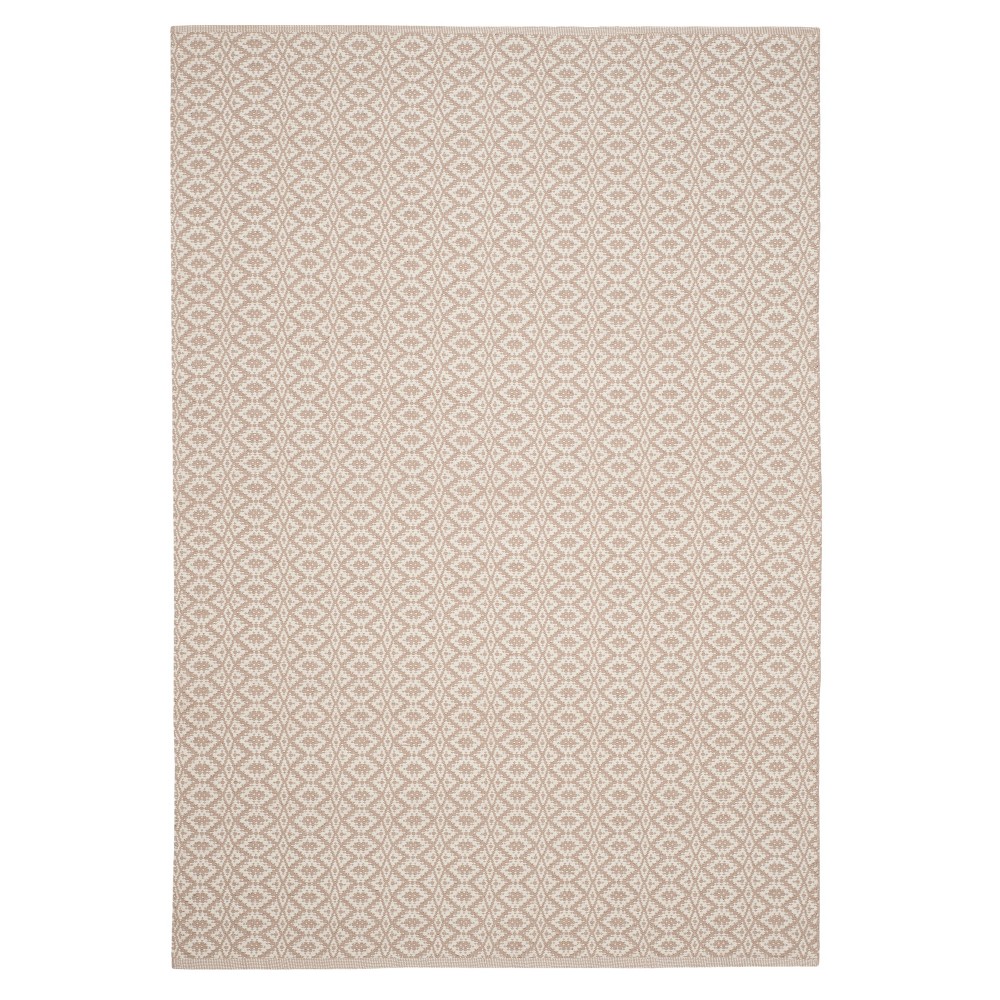 Ivory/Beige Geometric Flatweave Woven Area Rug 6'x9' - Safavieh