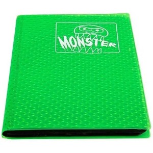 Monster Binder - 4 Pocket Trading Card Album - Holofoil Green (Anti-Theft Pockets Hold 160+ Cards) - 1 of 4