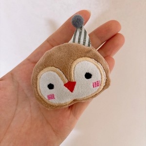 MyKids-USA Versatile Cute Cartoon Plush Childrenâ€™s Hair Clip with 3D Cotton Filling - 1 of 2