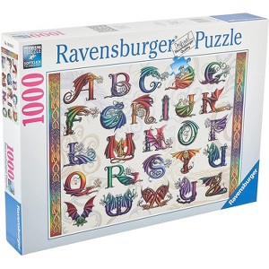 Ravensburger Dragon Alphabet 16814 Jigsaw Puzzle 1000pcs - 1 of 1