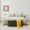 NicBex Modern 45" Storage Bench Boucle Accent Stool with Cushioned Top for Entryway and Living Room - 3 of 4