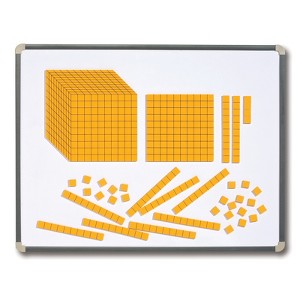 Learning Advantage Foam Magnetic Base Ten Blocks - 1 of 3