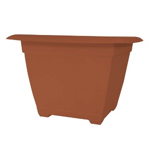 Bloem Dayton Square Resin Planter Pot Indoor and Outdoor Gardening - 1 of 4