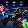 24V 2-Seater Kids Ride On UTV Car, Electric Vehicle w/Remote Control, LED Lights, Music, Suspension, EVA Wheels - 4 of 4