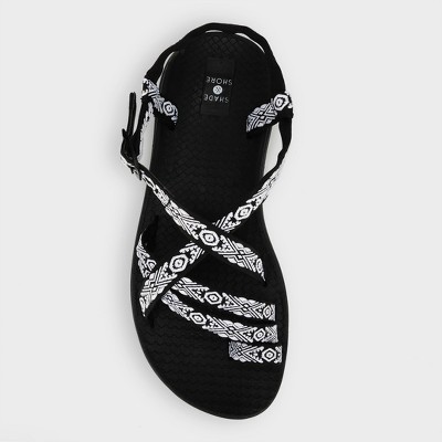 Shade and outlet shore black sandals