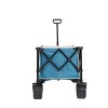 Foldable Extended Steel Wagon Carts With All-Terrain Wheels,Outdoor Utility Wagon For Camping Shopping Sports Fishing -The Pop Home - 2 of 4