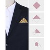 INSPIRE CHIC Men's Floral Embroidered Pocket Squares - 3 of 4
