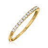 RS Pure by Ross-Simons 0.25 ct. t.w. Diamond Stackable Ring in 14kt Yellow Gold - 2 of 4