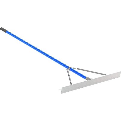 Bon Tool 22-242 Smooth Asphalt Lute Rake - Aluminum 36-inch - 6 Foot Aluminum Handle