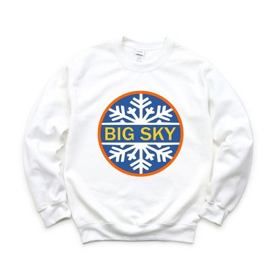 Simply Sage Market Women's Graphic Sweatshirt Big Sky Ski Resort