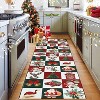 TackView Christmas Rugs for Living Room, mas Style Prints Soft Low Pile Bedroom Rug Large Carpet,Stain Resistance - 4 of 4
