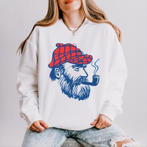 Simply Sage Market Fisherman Portrait Lightweight Garment Dyed Sweatshirt - 1 of 4