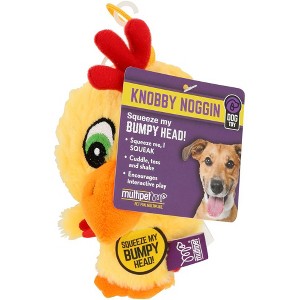 Multipet Dog Toy Knobby Noggins Plush - Case of 3 - 1 of 1