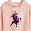 Women's - Frozen 2 - Snow Much Fun Being A Sister Anna Christmas Cropped Graphic Hoodie - 2 of 3