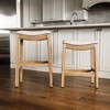 Maven Lane Adrien Backless Saddle Kitchen Stool - 4 of 4