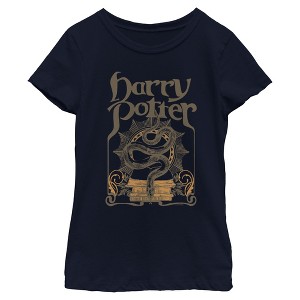 Girls Harry Potter Snake Symbol T Shirt - 1 of 4
