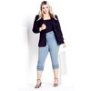 Avenue Women's Plus Size Lola Detail Jean - 4 of 4