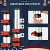 Yescom EZ GO 14ft Telescopic Flag Pole Kit with Starlink Gen3 Pipe Adapter for Outdoor Tailgate Party - 3 of 4