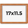 PosterPalooza | Modernist Brown Picture Frame - UV Acrylic, Backing Board, Hanging Hardware Included - 2 of 4