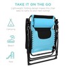 Best Choice Products Oversized Padded Zero Gravity Chair, Folding Outdoor Patio Recliner w/ Side Tray - 4 of 4