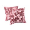 Chery Life 2 Pack Outdoor Throw Pillows, Waterproof & Fade-Resistant Patio Cushions (18x18 Inch) - 2 of 4