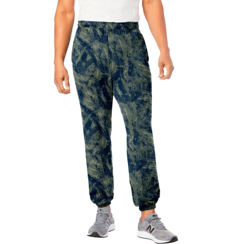 Kingsize Men's Big & Tall Lightweight Elastic Cuff Sweatpants : Target