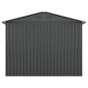 SEVOBAL Storage Sheds Outdoor Storage Room With All-Weather Design Metal Tool Shed For Backyard, Patio, Lawn, Gray, 101.18"*100.39"*70.28" - 4 of 4