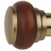 Versailles 1 1/8" Titan Ex Rod With Saturn Finial Set - Antique Brass - 3 of 3