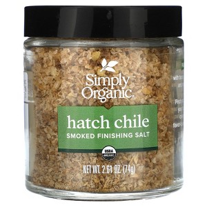 Simply Organic Smoked Finishing Salt, Hatch Chile, 2.61 oz (74 g) - 1 of 2