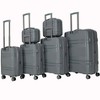 Vynxaria 6-Piece Expandable Hard Shell Luggage Set 360¡ã Rotating Wheels TSA Password Lock Lightweight Unisex - 4 of 4
