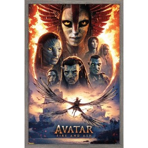 Trends International Avatar: Fire and Ash (2025) - One Sheet Framed Wall Poster Prints - 1 of 4