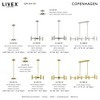 Livex Lighting Copenhagen 5 - Light Chandelier in  Satin Brass - 3 of 4