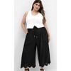 Women's Plus Size Alaia Pant - black | CITY CHIC - 4 of 4