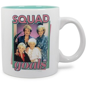 Silver Buffalo The Golden Girls "Squad Goals" Ceramic Mug | Holds 20 Ounces - 1 of 4