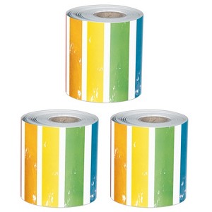 Carson Dellosa Education All Are Neighbors Stripes Rolled, 65 Feet Per Roll, Pack of 3 - 1 of 4