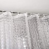 LunaLulinlk 3D Water Cube Clear Bathroom Shower Curtains 78" x 72" - 2 of 4