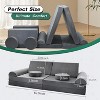 Docred Kids Couch Play Set, 8/10PCS Modular Kids Sofa Couch Fold Out Playhouse Set for Toddlers, Creative Foam Play Couchs Indoor - 2 of 4